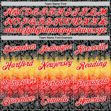 Laden Sie das Bild in den Galerie-Viewer, Uksn Individuelles Schwarz Feuerrot Gelb-Weiß Deutschland Blume Funktions-T-Shirt