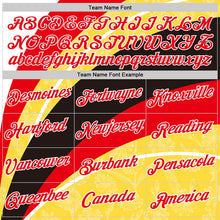 Laden Sie das Bild in den Galerie-Viewer, Uksn Individuelles Schwarz Feuerrot Gelb-Weiß Deutschland Blume Funktions-T-Shirt