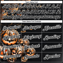 Laden Sie das Bild in den Galerie-Viewer, Uksn Individuelles Schwarz Weiß 3D Halloween Funktions-T-Shirt