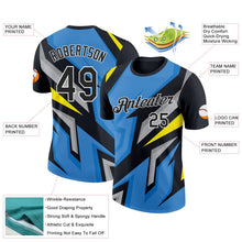 Laden Sie das Bild in den Galerie-Viewer, Uksn Individuelles Schwarz Weiß 3D Esports Funktions-T-Shirt
