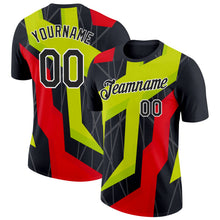 Laden Sie das Bild in den Galerie-Viewer, Uksn Individuelles Schwarz Weiß 3D Esports Funktions-T-Shirt