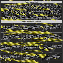 Laden Sie das Bild in den Galerie-Viewer, Uksn Individuelles Schwarz Hellgelb-Light Grau 3D Esports Funktions-T-Shirt