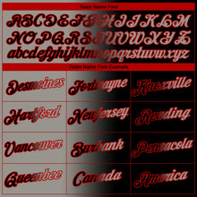 Laden Sie das Bild in den Galerie-Viewer, Uksn Individuelles Schwarz Grau-Rot Farbverlauf Fashion Funktions-T-Shirt