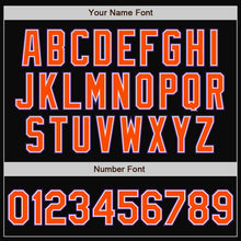 Laden Sie das Bild in den Galerie-Viewer, Uksn Individuelles Bomberjacke in Schwarz-Orange-Violett mit Druckknopfleiste, Zweifarben-Design und Varsity-Letterman-Stil