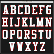 Laden Sie das Bild in den Galerie-Viewer, Uksn Individuelles Bomberjacke in Schwarz-Rot-Grau mit Reißverschluss, Zweifarben-Design und Varsity-Letterman-Stil