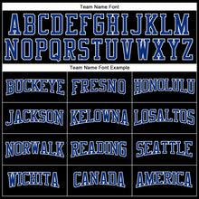 Laden Sie das Bild in den Galerie-Viewer, Uksn Individuelles Schwarz Royalblau Rot-Weiß Langarm Funktions-T-Shirt