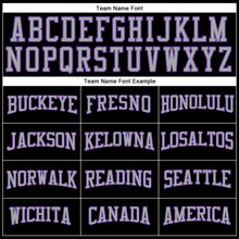 Laden Sie das Bild in den Galerie-Viewer, Uksn Individuelles Schwarz Grau-Violett Langarm Funktions-T-Shirt