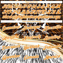 Laden Sie das Bild in den Galerie-Viewer, Uksn Individuelles Schwarz Bay Orange-Weiß 3D Tier Hirsch Jagd Werkzeug Pfeil Langarm Funktions-T-Shirt