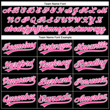 Laden Sie das Bild in den Galerie-Viewer, Uksn Individuelles Schwarz Pink-Weiß 3D Pink Ribbon Keep Calm And Fight On Brustkrebsbewusstseinsmonat Gesundheitsfürsorge für Frauen Unterstützung Funktions-Poloshirt