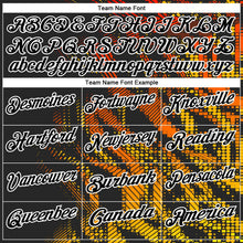 Laden Sie das Bild in den Galerie-Viewer, Uksn Individuelles Schwarz Gold-Weiß 3D-Bowling geometrische Form Funktions-Poloshirt