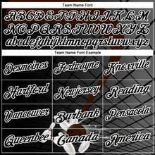 Laden Sie das Bild in den Galerie-Viewer, Uksn Individuelles Schwarz Braun-Weiß Bowling geometrisches Gitter Funktions-Poloshirt
