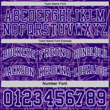 Laden Sie das Bild in den Galerie-Viewer, Uksn Individuelles Schwarz Weiß-Violett Seitenstreifen Sterne Geometrisch Splitter Sternenburst Wendbar Doppelseitig Sublimation Basketball-Set Trikot