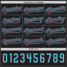 Laden Sie das Bild in den Galerie-Viewer, Uksn Individuelles Schwarz Creme Wendbares Baseball-Trikot mit Knopfleiste
