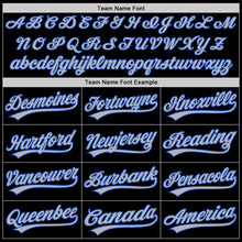 Laden Sie das Bild in den Galerie-Viewer, Uksn Individuelles Schwarz Gewitterblau-Grau Zweiknopf Unisex Softball-Trikot