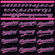 Laden Sie das Bild in den Galerie-Viewer, Uksn Individuelles Schwarz Pink-Petrol Farbverlauf-Stil Funkelnder Stern Zweiknopf Unisex Softball-Trikot