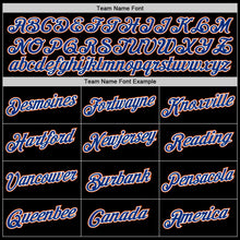 Laden Sie das Bild in den Galerie-Viewer, Uksn Individuelles Bestickt Schwarz Royalblau-Orange Sport Pullover Sweatshirt Hoodie