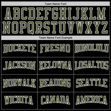 Laden Sie das Bild in den Galerie-Viewer, Uksn Individuelles Bestickt Schwarz Oliv-Weiß Sport Pullover Sweatshirt Hoodie