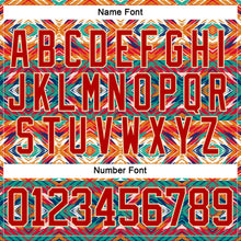 Laden Sie das Bild in den Galerie-Viewer, Uksn Individuelles Schwarz Rot-Creme 3D-Muster Indianerstämme der Ureinwohner Nordamerikas Eishockey-Trikot mit Schnürkragen
