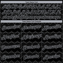 Laden Sie das Bild in den Galerie-Viewer, Uksn Individuelles Schwarz-Grau Zickzack Welle Sportbekleidung Funktions-T-Shirt
