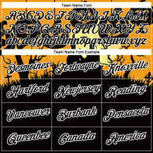 Laden Sie das Bild in den Galerie-Viewer, Uksn Individuelles Schwarz Weiß 3D Halloween Funktions-T-Shirt
