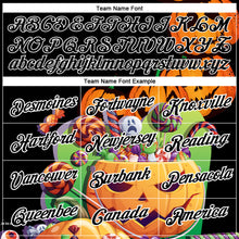 Laden Sie das Bild in den Galerie-Viewer, Uksn Individuelles Schwarz Weiß 3D Halloween Funktions-T-Shirt
