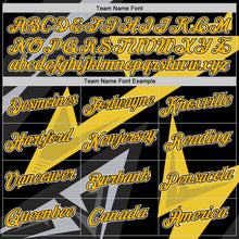 Laden Sie das Bild in den Galerie-Viewer, Uksn Individuelles Schwarz Gold-Grau 3D Esports Funktions-T-Shirt
