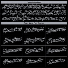 Laden Sie das Bild in den Galerie-Viewer, Uksn Individuelles Schwarz Grau 3D Los Angeles City Edition Fade Fashion Funktions-T-Shirt
