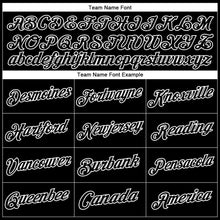 Laden Sie das Bild in den Galerie-Viewer, Uksn Individuelles Bestickt Schwarz Weiß Sport Pullover Sweatshirt Hoodie
