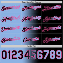 Laden Sie das Bild in den Galerie-Viewer, Uksn Individuelles Schwarz Hellblau-Pink Farbverlauf Fashion Funktions-T-Shirt
