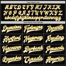 Laden Sie das Bild in den Galerie-Viewer, Uksn Individuelles Bomberjacke in Schwarz mit weißen Nadelstreifen in Gold, Druckknopfleiste und Varsity-Letterman-Stil
