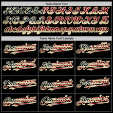 Laden Sie das Bild in den Galerie-Viewer, Uksn Individuelles Bomberjacke in Schwarz-Oliv-Creme mit Vintage-USA-Flagge, Druckknopfleiste, Kapuze, Zweifarben-Design und Varsity-Letterman-Stil
