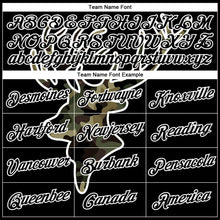 Laden Sie das Bild in den Galerie-Viewer, Uksn Individuelles Schwarz Camouflage-Weiß 3D Tier Hirsch Jagd Langarm Funktions-T-Shirt
