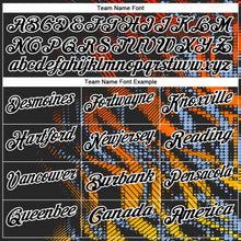 Laden Sie das Bild in den Galerie-Viewer, Uksn Individuelles Schwarz Hellblau-Weiß 3D-Bowling geometrische Form Funktions-Poloshirt
