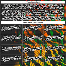 Laden Sie das Bild in den Galerie-Viewer, Uksn Individuelles Schwarz Grasgrün-Weiß 3D-Bowling geometrische Form Funktions-Poloshirt
