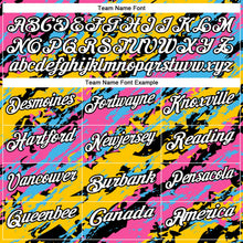 Laden Sie das Bild in den Galerie-Viewer, Uksn Individuelles Schwarz Pink Himmelblau-Gold 3D-Bowling abstrakte Grunge-Kunst Funktions-Poloshirt
