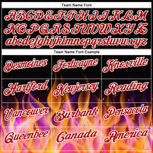 Laden Sie das Bild in den Galerie-Viewer, Uksn Individuelles Schwarz Rot-Weiß 3D-Bowling brennende Flammen Funktions-Poloshirt
