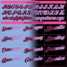 Laden Sie das Bild in den Galerie-Viewer, Uksn Individuelles Schwarz Hellblau-Pink 3D-Verlaufs-Mode Funktions-Poloshirt
