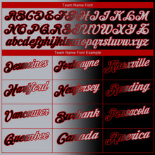 Laden Sie das Bild in den Galerie-Viewer, Uksn Individuelles Schwarz Grau-Rot 3D-Verlaufs-Mode Funktions-Poloshirt
