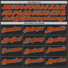 Laden Sie das Bild in den Galerie-Viewer, Uksn Individuelles Schwarz Grau Nadelstreifen-Orange Funktions-Poloshirt
