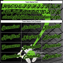 Laden Sie das Bild in den Galerie-Viewer, Uksn Individuelles Schwarz-Aurora-Grün Bowling geometrisches Gitter Funktions-Poloshirt
