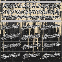 Laden Sie das Bild in den Galerie-Viewer, Uksn Individuelles Schwarz City-Creme-Weiß Tropfende Spritzerfarbe Funktions-Poloshirt
