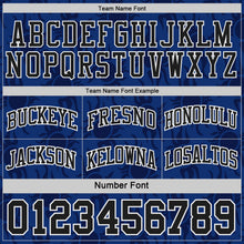 Laden Sie das Bild in den Galerie-Viewer, Uksn Individuelles Schwarz Royalblau-Weiß Seitenstreifen Sonnenflamme Wendbar Doppelseitig Sublimation Basketball-Set Trikot
