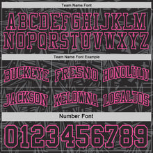 Laden Sie das Bild in den Galerie-Viewer, Uksn Individuelles Schwarz Pink-Himmelblau Seitenstreifen Sterne Geometrisch Splitter Sternenburst Wendbar Doppelseitig Sublimation Basketball-Set Trikot
