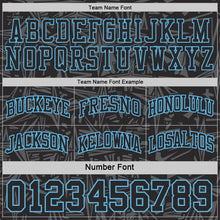 Laden Sie das Bild in den Galerie-Viewer, Uksn Individuelles Schwarz Himmelblau-Pink Seitenstreifen Sterne Geometrisch Splitter Sternenburst Wendbar Doppelseitig Sublimation Basketball-Set Trikot
