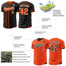 Laden Sie das Bild in den Galerie-Viewer, Uksn Individuelles Schwarz Creme Wendbares Baseball-Trikot mit Knopfleiste
