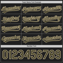 Laden Sie das Bild in den Galerie-Viewer, Uksn Individuelles Schwarz Oliv-Creme Wendbares Baseball-Trikot mit Knopfleiste
