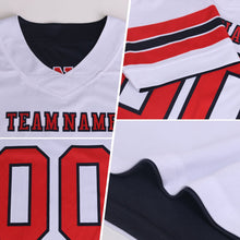 Laden Sie das Bild in den Galerie-Viewer, Uksn Individuelles Schwarz-Neongelb Wendbares Zweiseitiges Authentisches Football Trikot
