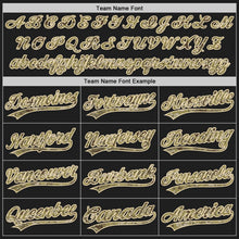 Laden Sie das Bild in den Galerie-Viewer, Uksn Individuelles Schwarz Camouflage-City-Creme Zweiknopf Unisex Softball-Trikot
