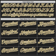 Laden Sie das Bild in den Galerie-Viewer, Uksn Individuelles Schwarz Creme mit Nadelstreifen Camouflage Zweiknopf Unisex Softball-Trikot
