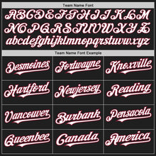 Laden Sie das Bild in den Galerie-Viewer, Uksn Individuelles Schwarz Karmesinrot Nadelstreifen Weiß Zweiknopf Unisex Softball-Trikot
